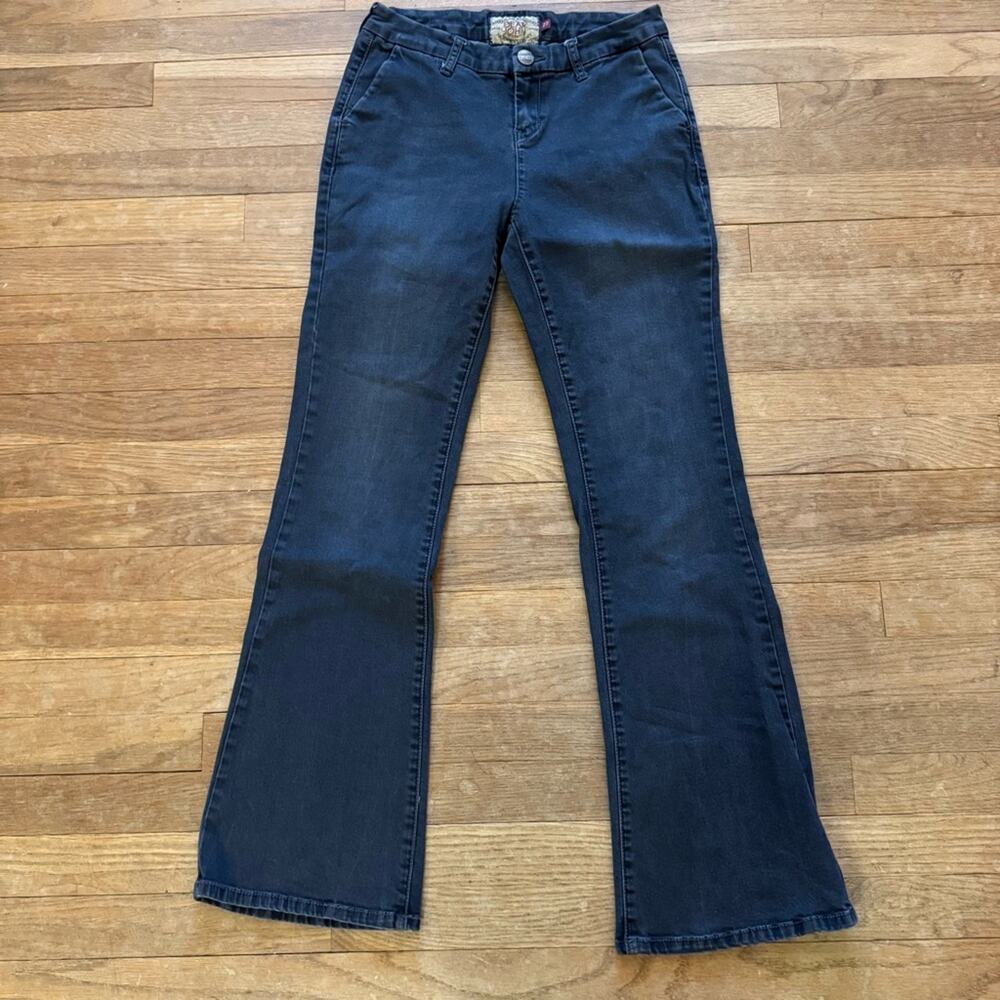 Dear John light black boot cut medium rise jeans pants size 27
b34